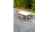 Ensemble table et fauteuils de jardin 8 personnes Ezpeleta Meet-Dock