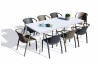 Ensemble table et chaises de jardin 8 personnes Ezpeleta Meet-Fado