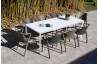 Ensemble table et chaises de jardin 8 personnes Ezpeleta Meet-Fado