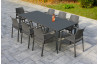 Ensemble table et fauteuils de jardin 8 personnes Ezpeleta Meet-Dock