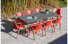 Ensemble table et chaises de jardin 8 personnes Ezpeleta Meet-Fado