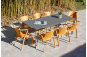 Ensemble table et chaises de jardin 8 personnes Ezpeleta Meet-Fado