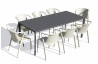 Ensemble table et chaises de jardin 8 personnes Ezpeleta Meet-Fado