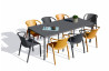 Ensemble table et chaises de jardin 8 personnes Ezpeleta Meet-Fado