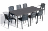 Ensemble table et chaises de jardin 8 personnes Ezpeleta Meet-Park