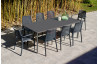 Ensemble table et chaises de jardin 8 personnes Ezpeleta Meet-Park