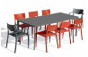 Ensemble table et chaises de jardin 8 personnes Ezpeleta Meet-Town