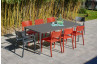 Ensemble table et chaises de jardin 8 personnes Ezpeleta Meet-Town