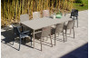 Ensemble table et chaises de jardin 8 personnes Ezpeleta Meet-Park