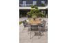 Ensemble table et fauteuils de jardin 6 personnes en inox & HPL Paris Garden CONCARNEAU
