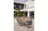 Ensemble table et fauteuils de jardin 6 personnes en inox & HPL Paris Garden CONCARNEAU