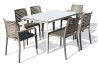 Ensemble table et chaises de jardin 6 personnes Ezpeleta Meet-Park