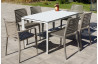 Ensemble table et chaises de jardin 6 personnes Ezpeleta Meet-Park