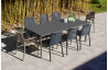 Ensemble table et chaises de jardin 8 personnes Ezpeleta Meet-Park