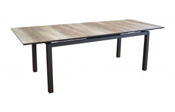 Table de jardin extensible en aluminium et HPL 8-10 personnes - TAHAA - Alizé