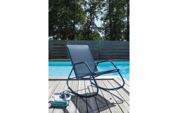 Rocking chair en acier - NOA - Alizé
