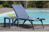 Bain de soleil pliant multi-positions en aluminium - JERSEY - Alizé