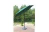 Parasol de jardin rond inclinable déperlant en aluminium et polyester - Alizé