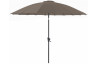 Parasol de jardin rond inclinable déperlant en aluminium - Alizé