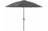 Parasol de jardin rond inclinable déperlant en aluminium - Alizé