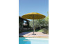 Parasol de jardin rond inclinable déperlant en aluminium - Alizé