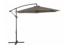 Parasol de jardin rond déporté en acier et polyester - Alizé