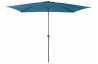 Parasol de jardin rectangulaire inclinable 300X200 déperlant en aluminium et polyester - Alizé