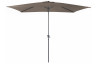 Parasol de jardin rectangulaire inclinable 300X200 déperlant en aluminium et polyester - Alizé