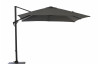 Parasol de jardin rectangulaire déporté inclinable 300X400 en aluminium et polyester - Alizé