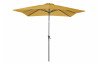 Parasol de jardin carré inclinable 250X250 déperlant en aluminium et polyester - Alizé