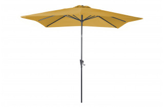 Parasol de jardin carré inclinable 250X250 déperlant en aluminium et polyester - Alizé