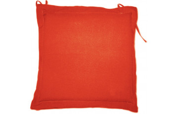 Coussin galette de chaise 40X40X4 lavable en polyester - Alizé