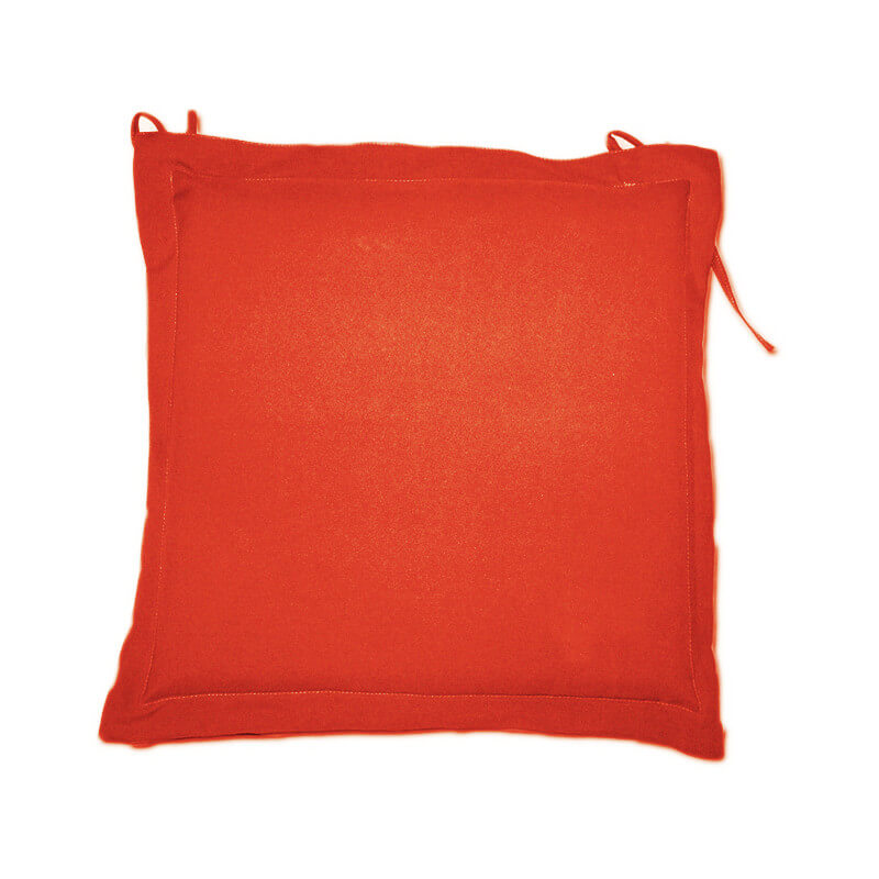 Coussin galette de chaise 40X40X4 lavable en polyester - Alizé