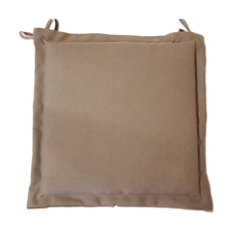 Coussin galette de chaise 40X40X4 lavable en polyester - Alizé