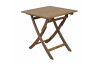 Table pliante de jardin en bois 2 personnes - SOPHIE aspect teck - Alizé