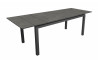 Table de jardin extensible en aluminium et HPL 10-12 personnes - TAHAA graphite - Alizé