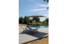 Parasol de jardin rectangulaire inclinable 300X200 déperlant en aluminium et polyester - Alizé