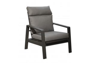 Fauteuil détente en aluminium - Le Marseille gris - ProLoisirs