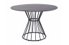 Table de jardin en acier 4-6 personnes - HOLLAND gris anthracite - ProLoisirs