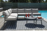 Table de jardin ProLoisirs Massaï en acier 50 x 43