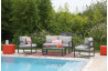 Salon de jardin bas en aluminium 4 personnes - MOJITO - ProLoisirs