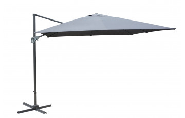 Parasol de jardin rectangulaire déporté inclinable 300X400 en aluminium et polyester - ProLoisirs