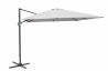 Parasol de jardin carré déporté inclinable 300X300 en aluminium et polyester - ProLoisirs