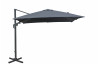 Parasol de jardin carré déporté inclinable 300X300 en aluminium et polyester - ProLoisirs