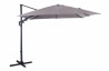 Parasol de jardin carré déporté inclinable 300X300 en aluminium et polyester - ProLoisirs