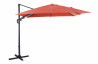 Parasol de jardin carré déporté inclinable 300X300 en aluminium et polyester - ProLoisirs