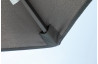 Parasol de jardin rond inclinable en aluminium et polyester - ProLoisirs