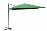 Parasol de jardin carré déporté inclinable 300X300 en aluminium et polyester - ProLoisirs