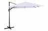 Parasol de jardin carré déporté inclinable 300X300 en aluminium et polyester - ProLoisirs