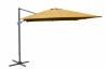 Parasol de jardin carré déporté inclinable 300X300 en aluminium et polyester - ProLoisirs